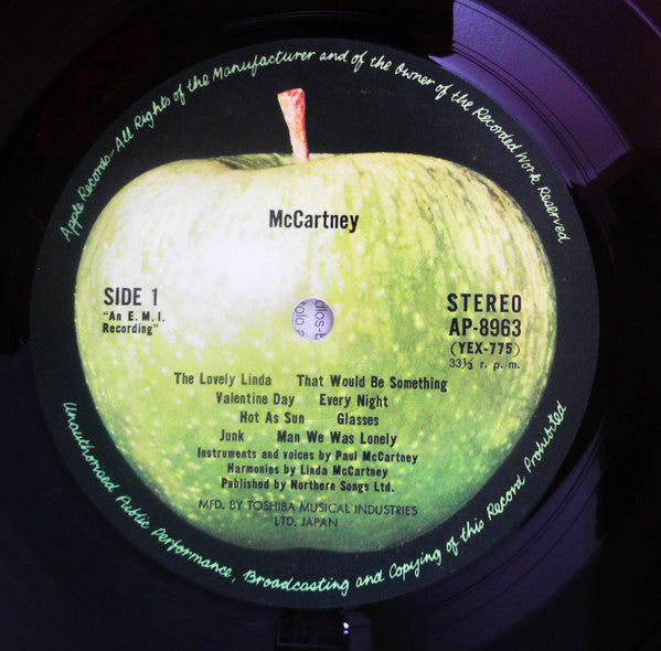 Paul McCartney - McCartney (Vinyl, LP, Album) Very Good Plus (VG+) / Good Plus (G+)