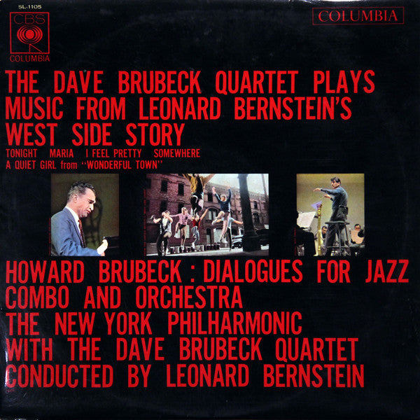 The Dave Brubeck Quartet - Bernstein Plays Brubeck Plays Bernstein (Vinyl, LP, Stereo) Very Good (VG) / Good Plus (G+)