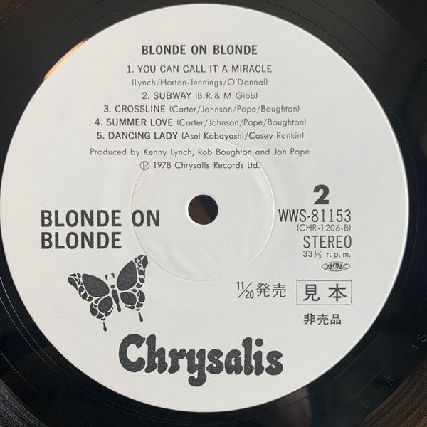 Blonde On Blonde - Blonde On Blonde (Vinyl, LP, Album, Promo, Stereo) Near Mint (NM or M-) / Very Good (VG)