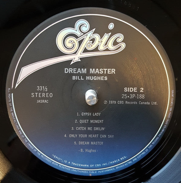 Billie Hughes - Dream Master (Vinyl, LP, Album) Very Good Plus (VG+) / Very Good (VG)