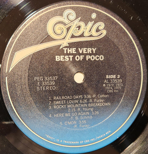 Poco (3) - The Very Best Of Poco (2xVinyl, LP, Compilation, Reissue, Stereo) Very Good Plus (VG+) / Very Good Plus (VG+)