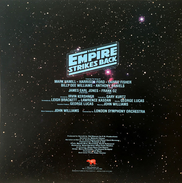 George Lucas - The Empire Strikes Back: The Adventures Of Luke Skywalker (Vinyl, LP, Promo) Very Good (VG) / Good Plus (G+)