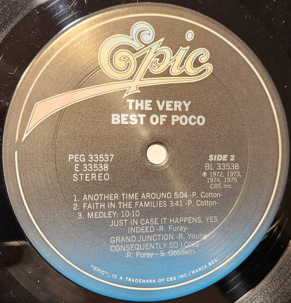 Poco (3) - The Very Best Of Poco (2xVinyl, LP, Compilation, Reissue, Stereo) Very Good Plus (VG+) / Very Good Plus (VG+)