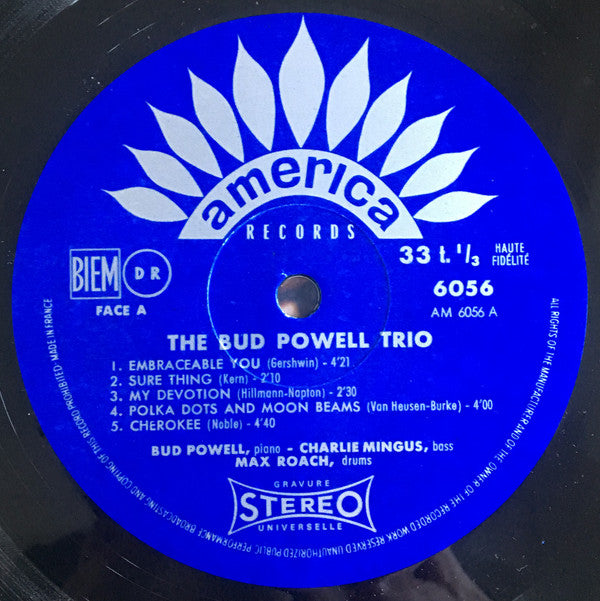 The Bud Powell Trio - The Bud Powell Trio (Vinyl, LP, Album, Reissue) Very Good (VG) / Good (G)
