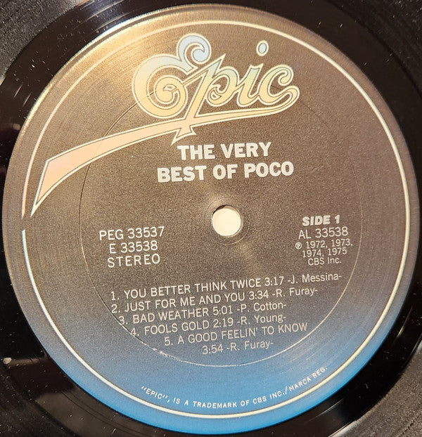 Poco (3) - The Very Best Of Poco (2xVinyl, LP, Compilation, Reissue, Stereo) Very Good Plus (VG+) / Very Good Plus (VG+)