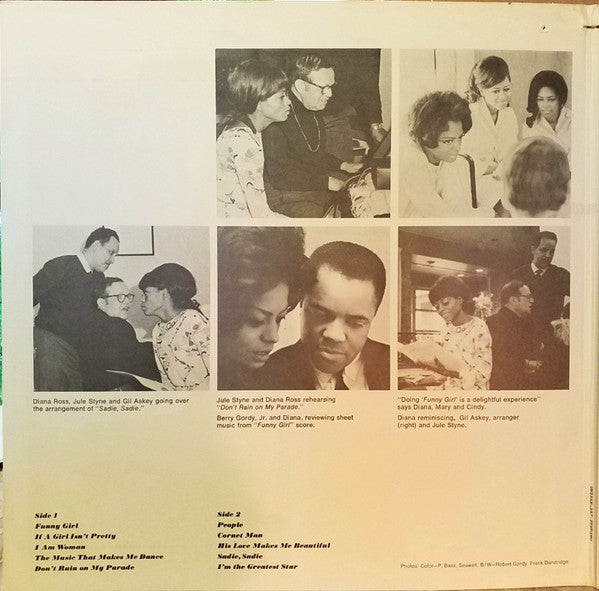 The Supremes - Sing And Perform "Funny Girl" (Vinyl, LP, Album, Stereo) Good Plus (G+) / Poor (P)