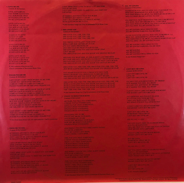 The Beatles - 1962-1966 (2xVinyl, LP, Compilation) Very Good Plus (VG+) / Good Plus (G+)