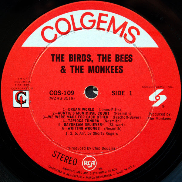 The Monkees - The Birds, The Bees & The Monkees (Vinyl, LP, Album, Stereo) Very Good (VG) / Very Good (VG)