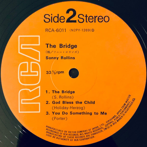 Sonny Rollins - The Bridge (Vinyl, LP, Album, Reissue, Stereo)