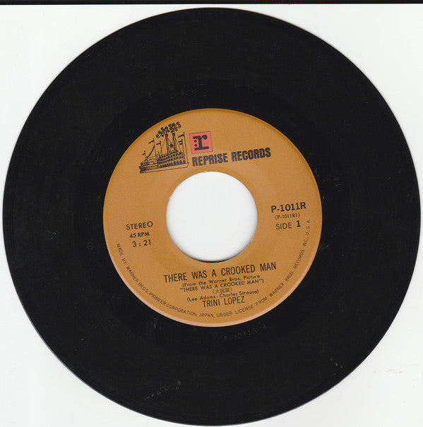Trini Lopez - There Was A Crooked Man / Let's Think About Living (Vinyl, 7", 45 RPM, Single) Very Good Plus (VG+) / Very Good (VG)