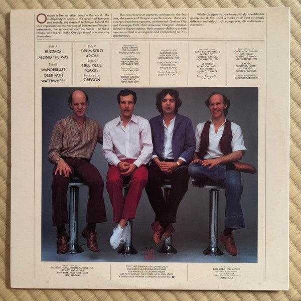 Oregon - In Performance (2xVinyl, LP, Album) Very Good Plus (VG+) / Very Good Plus (VG+)