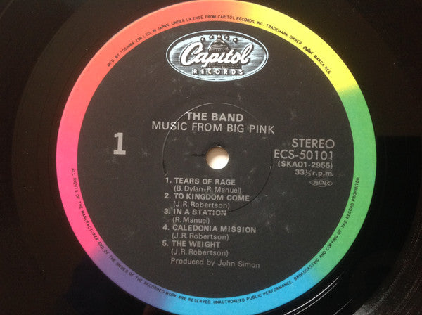 The Band - Music From Big Pink (Vinyl, LP, Album)