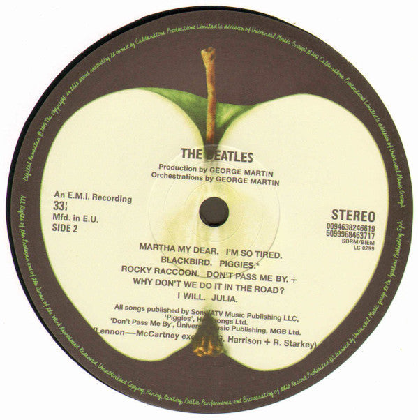 The Beatles - The Beatles (2xVinyl, LP, Album, Reissue, Remastered, Repress, Stereo) Very Good (VG) / Very Good Plus (VG+)