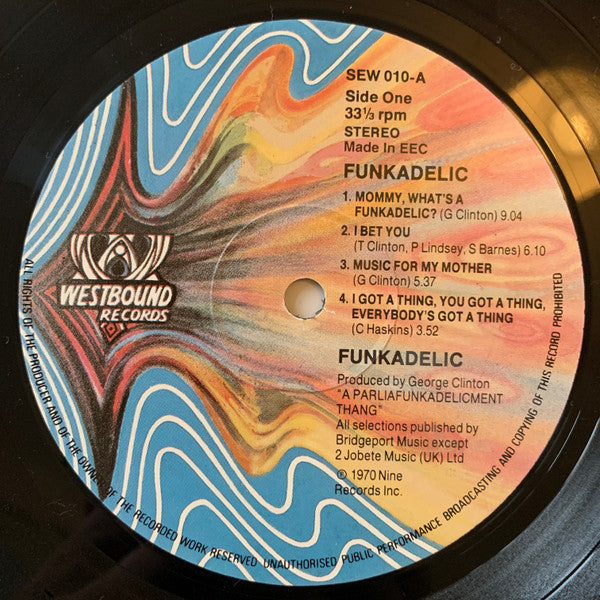 Funkadelic - Funkadelic (Vinyl, LP, Album) Very Good (VG) / Very Good (VG)