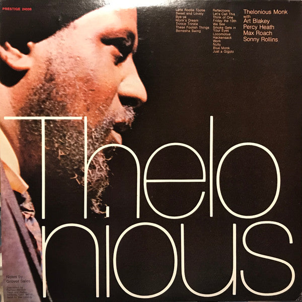 Thelonious Monk - Thelonious Monk (2xVinyl, LP, Compilation, Stereo) Very Good (VG) / Good Plus (G+)