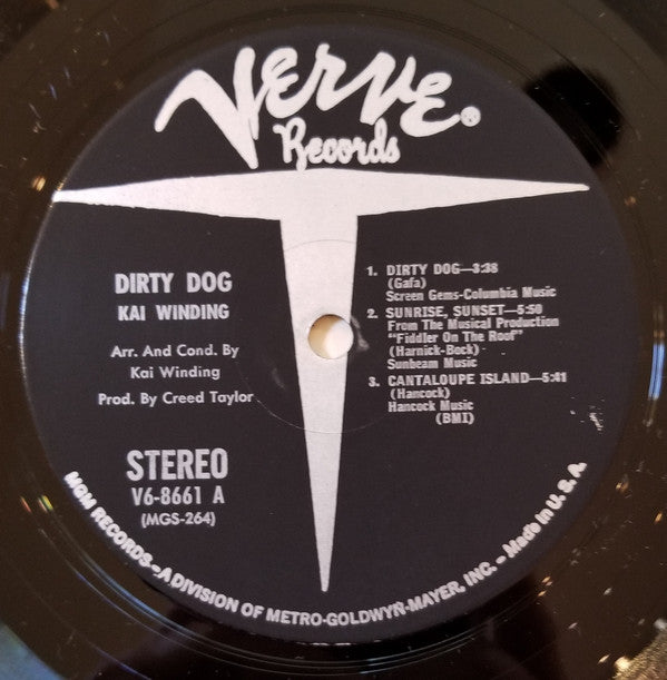 Kai Winding - Dirty Dog (Vinyl, LP, Album, Stereo) Very Good Plus (VG+) / Very Good Plus (VG+)