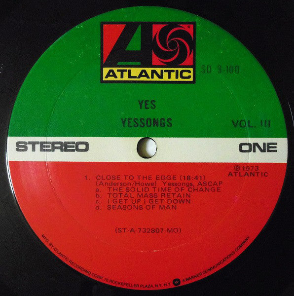 Yes - Yessongs (Vinyl, LP, Album, Reissue)