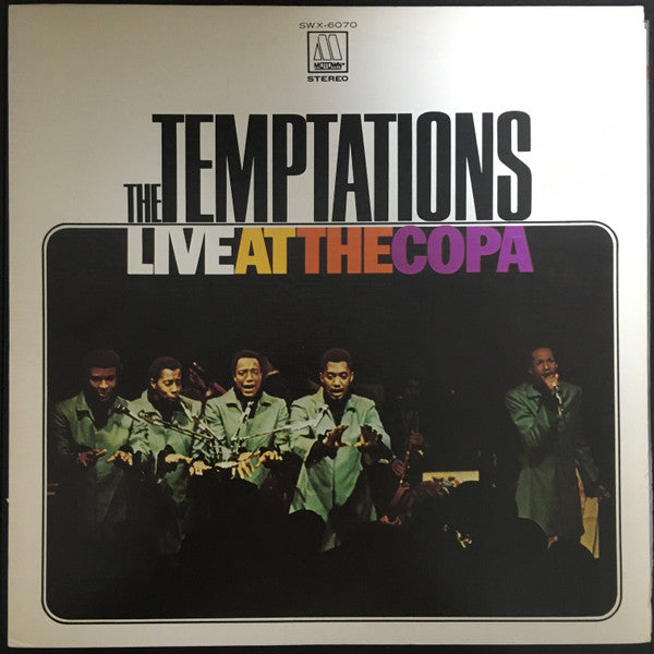 The Temptations - Live At The Copa (Vinyl, LP, Album, Reissue) Very Good Plus (VG+) / Very Good (VG)