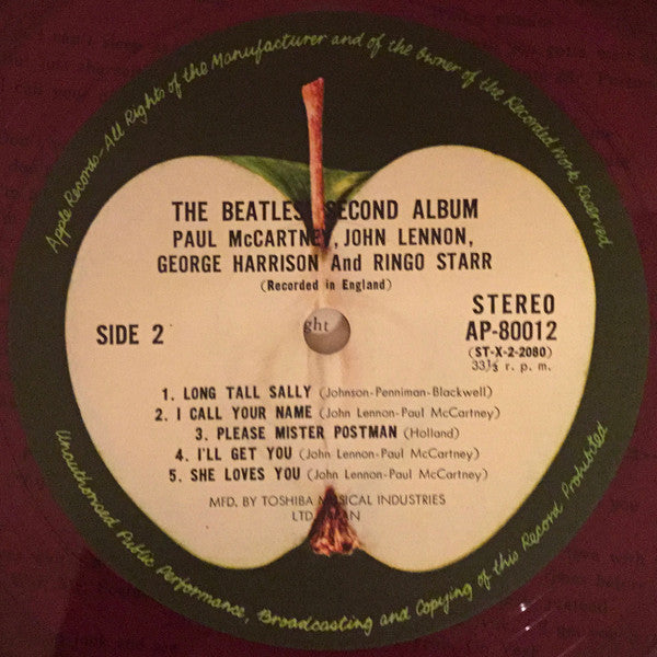 The Beatles - The Beatles' Second Album (Vinyl, LP, Album, Reissue, Stereo) Very Good Plus (VG+) / Very Good Plus (VG+)