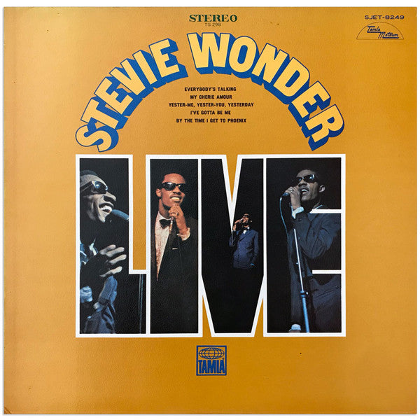 Stevie Wonder - Stevie Wonder Live = スティービー・ワンダー・オン・ステージ (Vinyl, LP, Album) Good Plus (G+) / Good Plus (G+)