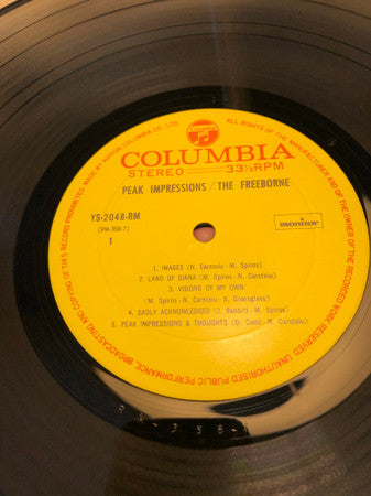 The Freeborne - Peak Impressions (Vinyl, LP, Album, Stereo) Very Good (VG) / Good Plus (G+)
