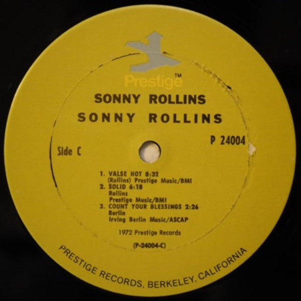 Sonny Rollins - Sonny Rollins (2xVinyl, LP, Compilation, Mono) Very Good Plus (VG+) / Good Plus (G+)