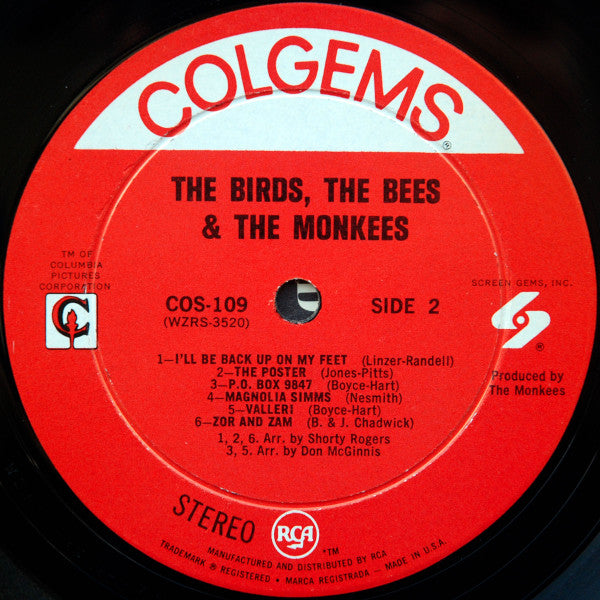 The Monkees - The Birds, The Bees & The Monkees (Vinyl, LP, Album, Stereo) Very Good (VG) / Very Good (VG)