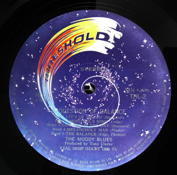 The Moody Blues - A Question Of Balance (Vinyl, LP, Album) Good Plus (G+) / Good Plus (G+)