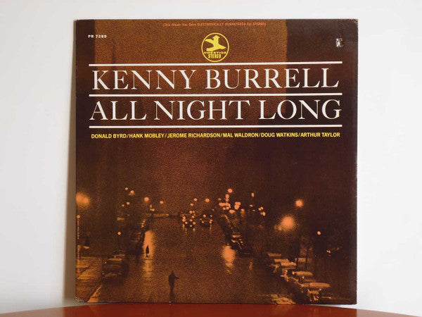 Kenny Burrell - All Night Long (Vinyl, LP, Album, Reissue, Remastered, Stereo) Good Plus (G+) / Very Good (VG)