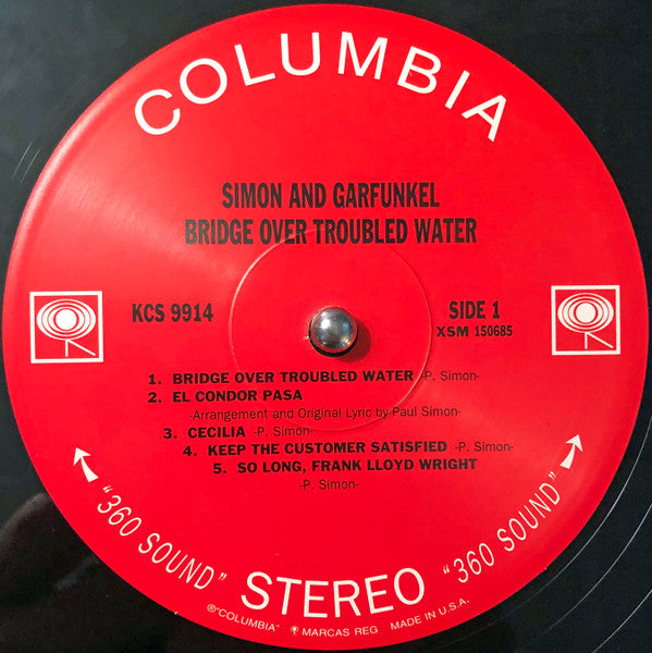 Simon & Garfunkel - Bridge Over Troubled Water (Vinyl, LP, Album, Reissue, Remastered, Repress, Stereo) Near Mint (NM or M-) / Very Good Plus (VG+)
