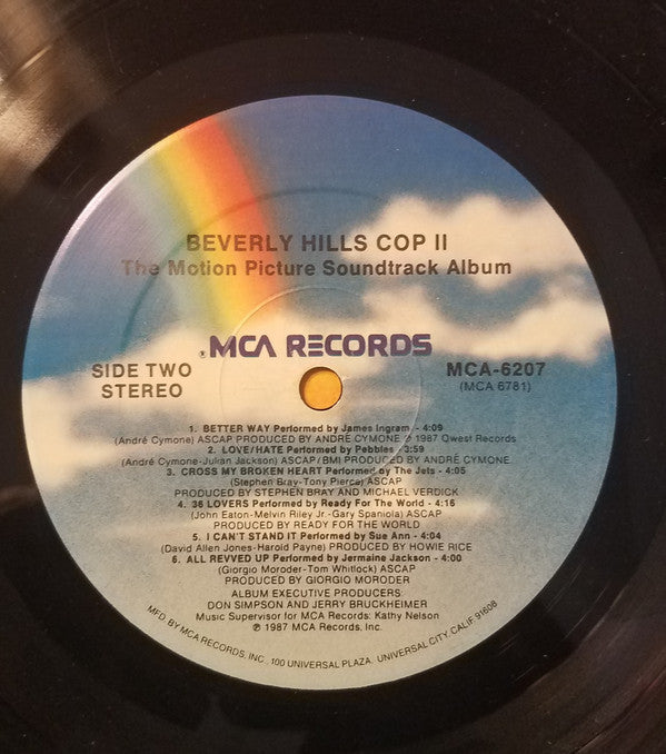 Various - Beverly Hills Cop II (The Motion Picture Soundtrack Album) (Vinyl, LP, Album) Very Good (VG) / Good Plus (G+)