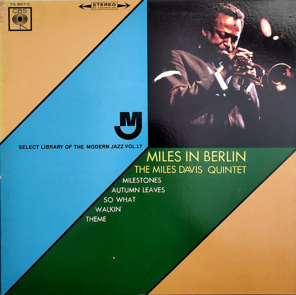 The Miles Davis Quintet - Miles In Berlin (Vinyl, LP, Album, Promo, Stereo) Very Good Plus (VG+) / Very Good Plus (VG+)