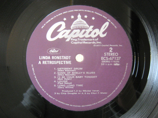 Linda Ronstadt - A Retrospective (2xVinyl, LP, Compilation) Very Good Plus (VG+) / Very Good Plus (VG+)