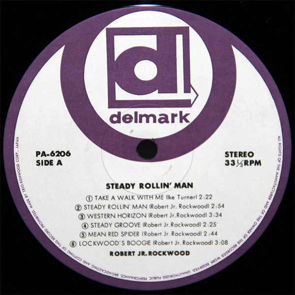 Robert Lockwood Jr. - Steady Rollin' Man (Vinyl, LP, Album) Near Mint (NM or M-) / Very Good Plus (VG+)