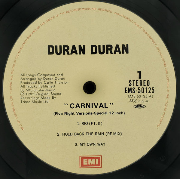 Duran Duran - Carnival (Vinyl, 12", 33 ⅓ RPM, Mini-Album, Compilati...