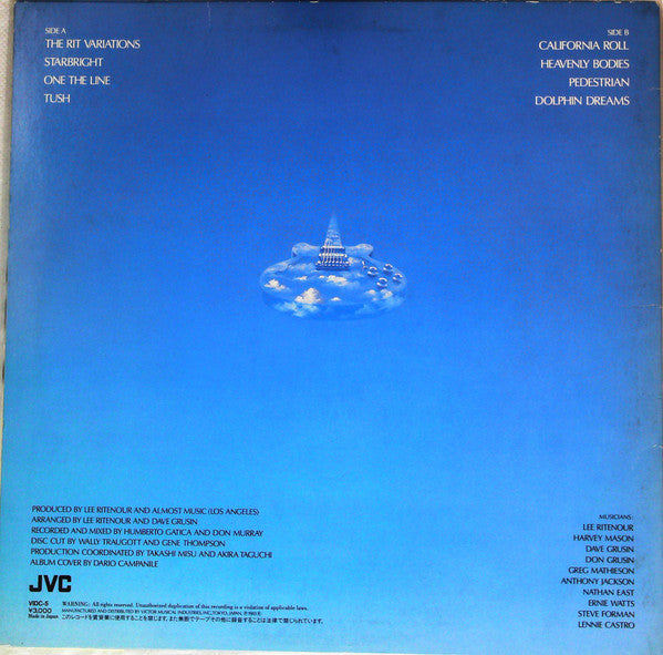Lee Ritenour - On The Line (Vinyl, LP, Album, Promo, Stereo)