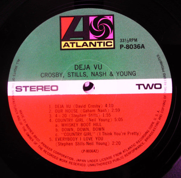 Crosby, Stills, Nash & Young - Déjà Vu (Vinyl, LP, Album, Reissue)