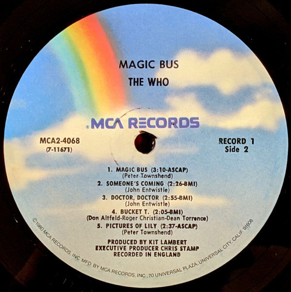 The Who - Magic Bus / The Who Sings My Generation (2xVinyl, LP, Compilation, Reissue) Good Plus (G+) / Very Good (VG)
