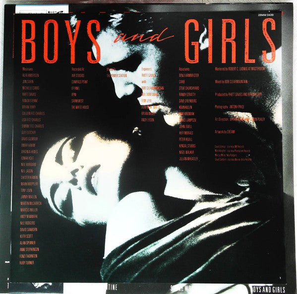 Bryan Ferry - Boys And Girls (Vinyl, LP, Album, Stereo)