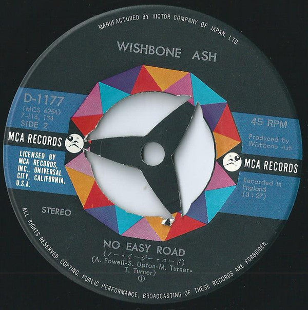 Wishbone Ash - ブローイン・フリー = Blowin' Free (Vinyl, 7", 45 RPM, Single, Stereo) Very Good Plus (VG+) / Very Good (VG)