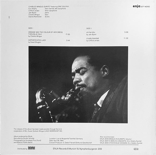 The Charles Mingus Quintet - Mingus In Europe Volume II (Vinyl, LP, Album, Mono) Very Good Plus (VG+) / Very Good Plus (VG+)