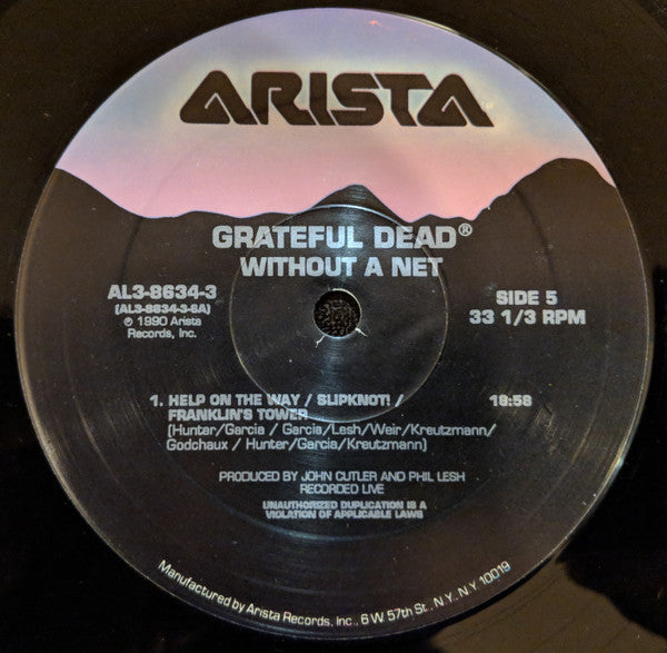 The Grateful Dead - Without A Net (3xVinyl, LP, Album) Near Mint (NM or M-) / Very Good Plus (VG+)
