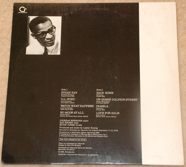 Phineas Newborn Jr. - Back Home (Vinyl, LP, Album) Very Good Plus (VG+) / Very Good (VG)