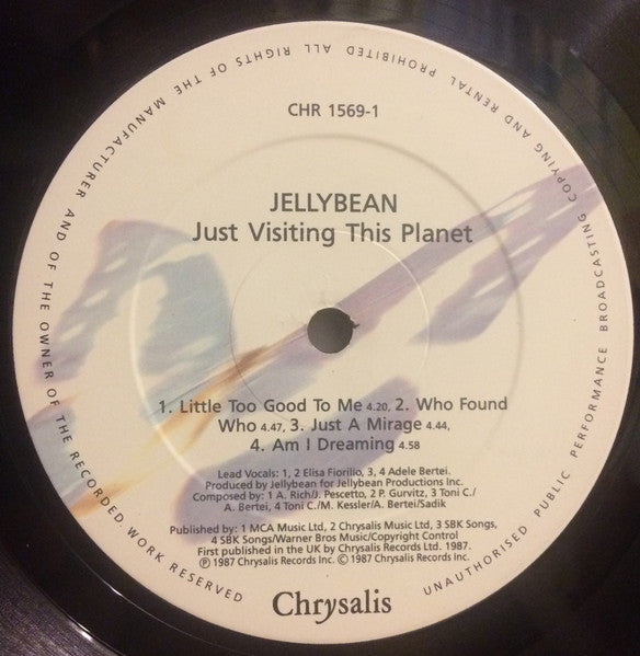 John "Jellybean" Benitez - Just Visiting This Planet (Vinyl, LP, Album) Very Good Plus (VG+) / Good (G)