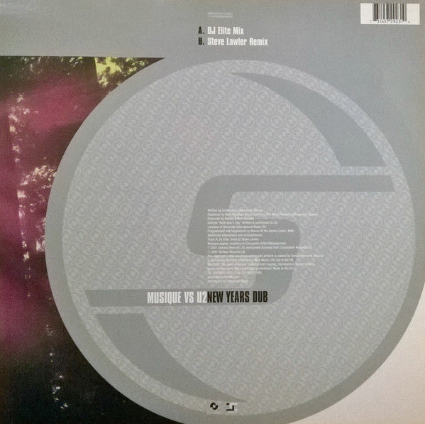 Musique (2) - New Years Dub (Vinyl, 12", 45 RPM) Very Good (VG) / Very Good (VG)