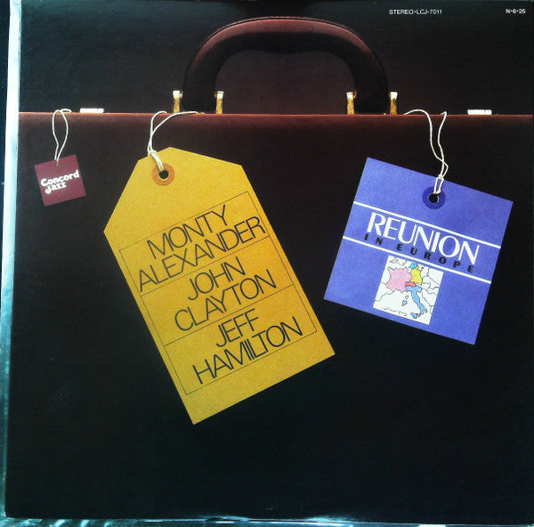 Monty Alexander - Reunion In Europe (Vinyl, LP, Album, Stereo) Very Good (VG) / Good Plus (G+)
