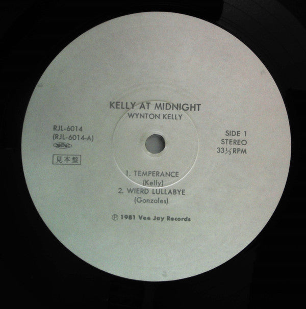 Wynton Kelly - Kelly At Midnite (Vinyl, LP, Album, Promo, Reissue, Stereo) Very Good Plus (VG+) / Good (G)