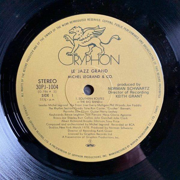 Michel Legrand & Co. - Le Jazz Grand (Vinyl, LP, Album) Near Mint (NM or M-) / Very Good Plus (VG+)