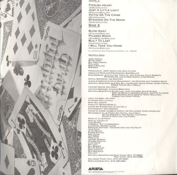 The Grateful Dead - Built To Last (Vinyl, LP, Album) Near Mint (NM or M-) / Near Mint (NM or M-)
