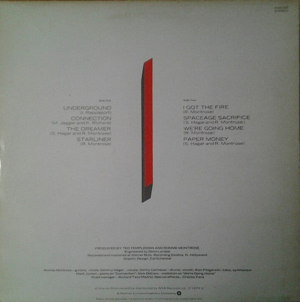 Montrose (2) - Paper Money (Vinyl, LP, Album) Very Good Plus (VG+) / Very Good (VG)
